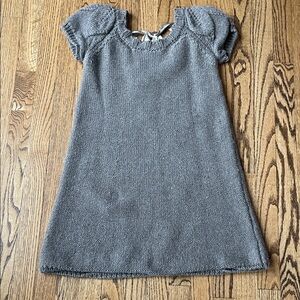 Short Sleeve Knit Dress - Taupe